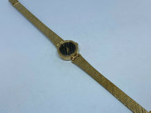 Load image into Gallery viewer, Vintage Helbros Lady Gold Tone Mesh Band Analog Quartz Watch Hours~New Battery