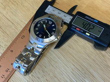 Load image into Gallery viewer, VTG Dodge Chrysler Men Japan Movt Silver Blue Analog Quartz Watch Hours~New Batt