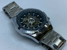 Load image into Gallery viewer, Unused Forsining Men Silver 30m Skeleton Hand-Wind Mechanical Analog Watch Hours