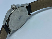 Load image into Gallery viewer, Stuhrling Swiss Men 50m Silver Steel Leather Analog Quartz Watch Hour~New Batter