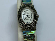 Load image into Gallery viewer, Vintage LA Express Lady Abalone MOP Oval Analog Quartz Watch Hours~New Battery