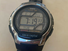 Load image into Gallery viewer, Casio WV-58A Mod 3054 Men Wave Ceptor Digital Alarm Chrono Watch Hour~New Batter