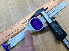 Load image into Gallery viewer, Adidas ADP6031 Men 50m Purple White Digital Alarm Chrono Watch Hours~New Battery