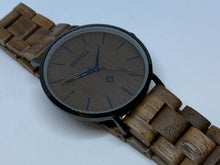 Load image into Gallery viewer, Unused Bewell Men Japan Movt Solid Wood Band Analog Quartz Watch Hour~New Batter