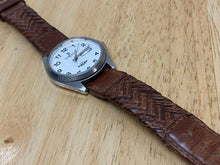 Load image into Gallery viewer, Vintage Berenger Sting Ray Men 100m Silver Analog Quartz Watch Hours~New Battery