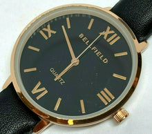 Load image into Gallery viewer, Unused Bellfield Lady Rose Gold Leather Analog Quartz Watch Hours~New Battery