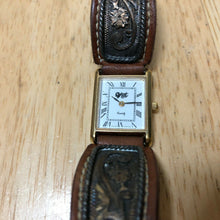 Load image into Gallery viewer, Vintage VGT Lady Hot Style Rectangle Fancy Cuff Quartz Watch Hours~New Battery