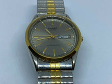 Load image into Gallery viewer, Vintage Sharp Japan Men Dual Tone Analog Quartz Watch Hours~Day Date~New Battery