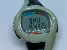 Load image into Gallery viewer, MIO Breeze Petite Lady Black Green Digital Fitness Tracker Quartz Watch Hours