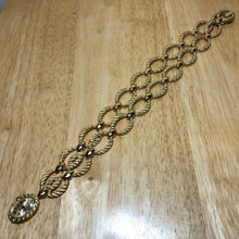 Load image into Gallery viewer, Vintage A Propos Thick Chain Necklace Gold Tone Hand-Winding Pendant Watch Hours