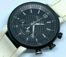 Load image into Gallery viewer, Kenneth Cole Mens Black Steel Analog Quartz Chronograph Watch Hours~New Battery