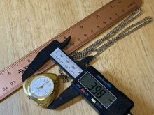 Load image into Gallery viewer, Vintage Harvester Lady Gold Tone Hand-Wind Up Necklace Pendant Pocket Watch Hour