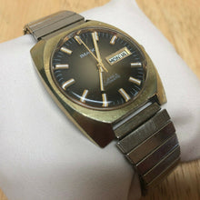 Load image into Gallery viewer, Vintage IMADO Mens 21 Jewel Gold Tone Self-Winding Automatic Watch Hour~Day Date