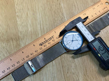 Load image into Gallery viewer, Ted Baker London Men Silver Mesh Small Seconds Analog Quartz Watch Hour~New Batt