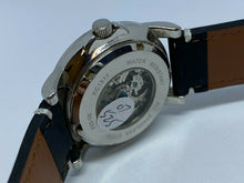 Load image into Gallery viewer, Kenneth Cole KC1514 Men 21J Silver Steel Skeleton Automatic Self-Wind Watch hour