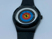 Load image into Gallery viewer, Jack Spade Men Lady 30m Target Dial Black Analog Quartz Watch Hours~New Battery