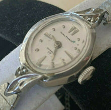 Load image into Gallery viewer, Vintage Waltham Lady 17J Genuine Diamonds Swiss Hand-Wind Mechanical Watch Hours