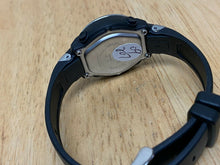 Load image into Gallery viewer, Timex Lady Silver Black Reverse LCD Digital Alarm Chrono Watch Hours~New Battery