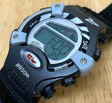 Load image into Gallery viewer, Unique ZOOP Mens 50m Silver Luminous Digital Quartz Watch Hours~Date~New Battery