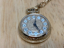 Load image into Gallery viewer, VTG Avon Presidents Club Lady 17J Hand-Wind Necklace Pendant Pocket Watch Hours