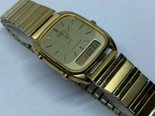 Load image into Gallery viewer, Vintage Seiko H449 Men Analog Digital Quartz Alarm Chrono Watch Hour~New Battery