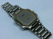 Load image into Gallery viewer, Signetics Microprocessor Men Slim Thin Silver Analog Quartz Watch Hours~New Batt