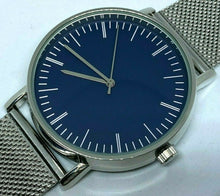 Load image into Gallery viewer, Unused FMD Mens Japan Movt Silver Black Mesh Analog Quartz Watch Hour~New Batter
