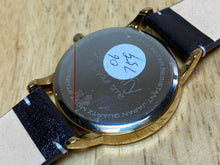 Load image into Gallery viewer, Unused Simplify Men 30m Gold Tone Leather Analog Quartz Watch Hours~New Battery