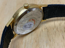 Load image into Gallery viewer, Vintage Puccio's Galore Mens Leather Gold Tone Hand-Wind Mechanical Watch Hours