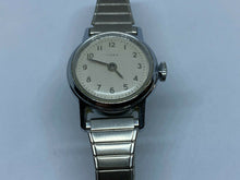 Load image into Gallery viewer, Early Vintage Timex Lady Classic Silver Stretch Hand-Wind Mechanical Watch Hours