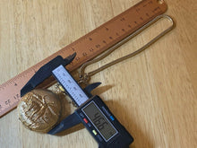 Load image into Gallery viewer, VTG Cariole Men Half-Hunter Gold Tone Hunting Theme Hand-Wind Pocket Watch Hours