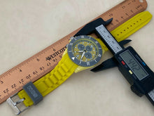 Load image into Gallery viewer, 40 Nine Chrono Sport Mens Yellow Gray Analog Quartz Watch Hours~Date~New Battery