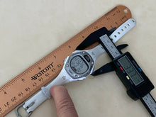 Load image into Gallery viewer, Timex Ironman Lady 100m Silver White Digital Alarm Chrono Watch Hour~New Battery