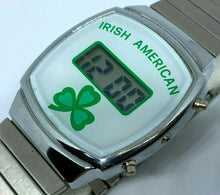Load image into Gallery viewer, Vintage Iris America Mens Silver LCD Digital Quartz Watch Hours~Date~New Battery