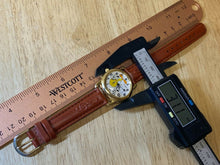 Load image into Gallery viewer, VTG Gluck Tweety Bird Lady Gold Tone Analog Quartz Musical Watch Hour~New Batter