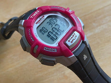 Load image into Gallery viewer, Timex Ironman Men Lady Silver Pink Digital Alarm Chrono Watch Hours~New Battery
