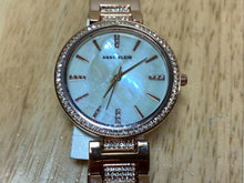 Load image into Gallery viewer, Anne Klein Lady Swarovski Crystals Rose Gold Analog Quartz Watch Hour~New Batter