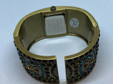 Load image into Gallery viewer, Unused HEIDI DAUS Color Bling Crystals Cuff Bangle Quartz Watch Hour~New Battery