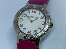 Load image into Gallery viewer, Morellato Lady Silver Steel Leather Rhinestone Analog Quartz Watch Hour~New Batt