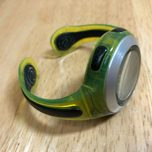 Load image into Gallery viewer, Soleus Lady Green Silver Cuff Bangle Digital Alarm Chrono Watch Hour~New Battery