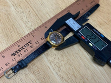 Load image into Gallery viewer, Vintage Pronto Lady 17 Jewels Gold Tone Leather Hand-Wind Mechanical Watch Hours