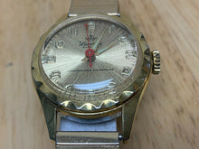 Load image into Gallery viewer, VTG Lucerne Electra Swiss Men Gold Tone Stretch Hand-Wind Mechanical Watch Hours