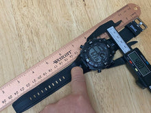 Load image into Gallery viewer, Everlast Mens 30m Gray Black Digital Quartz Alarm Chrono Watch Hours~New Battery