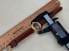 Load image into Gallery viewer, Armitron Mel Blank Lady Gold Tone Analog Quartz Voice Watch Hours~New Battery