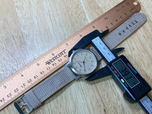 Load image into Gallery viewer, Unused Geneva Mens Silver Beige Japan Movt Analog Quartz Watch Hours~New Battery