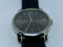 Load image into Gallery viewer, Calvin Klein CK Lady 30m Silver Black Swiss Analog Quartz Watch Hour~New Battery
