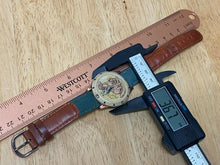 Load image into Gallery viewer, Vintage Dejuno Mens Carved Cowboy Dial Leather Analog Quartz Watch Hour~New Batt