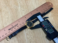 Load image into Gallery viewer, VTG HTM Smitha Lady 17 Jewels Gold Tone Leather Hand-Wind Mechanical Watch Hours