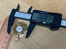 Load image into Gallery viewer, VTG LA MARQUE Swiss Lady Gold Tone Hand-Wind Necklace Pendant Pocket Watch Hours