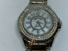 Load image into Gallery viewer, Unused ADRIENNE Men Lady Silver Rhinestone Analog Quartz Watch Hours~New Battery
